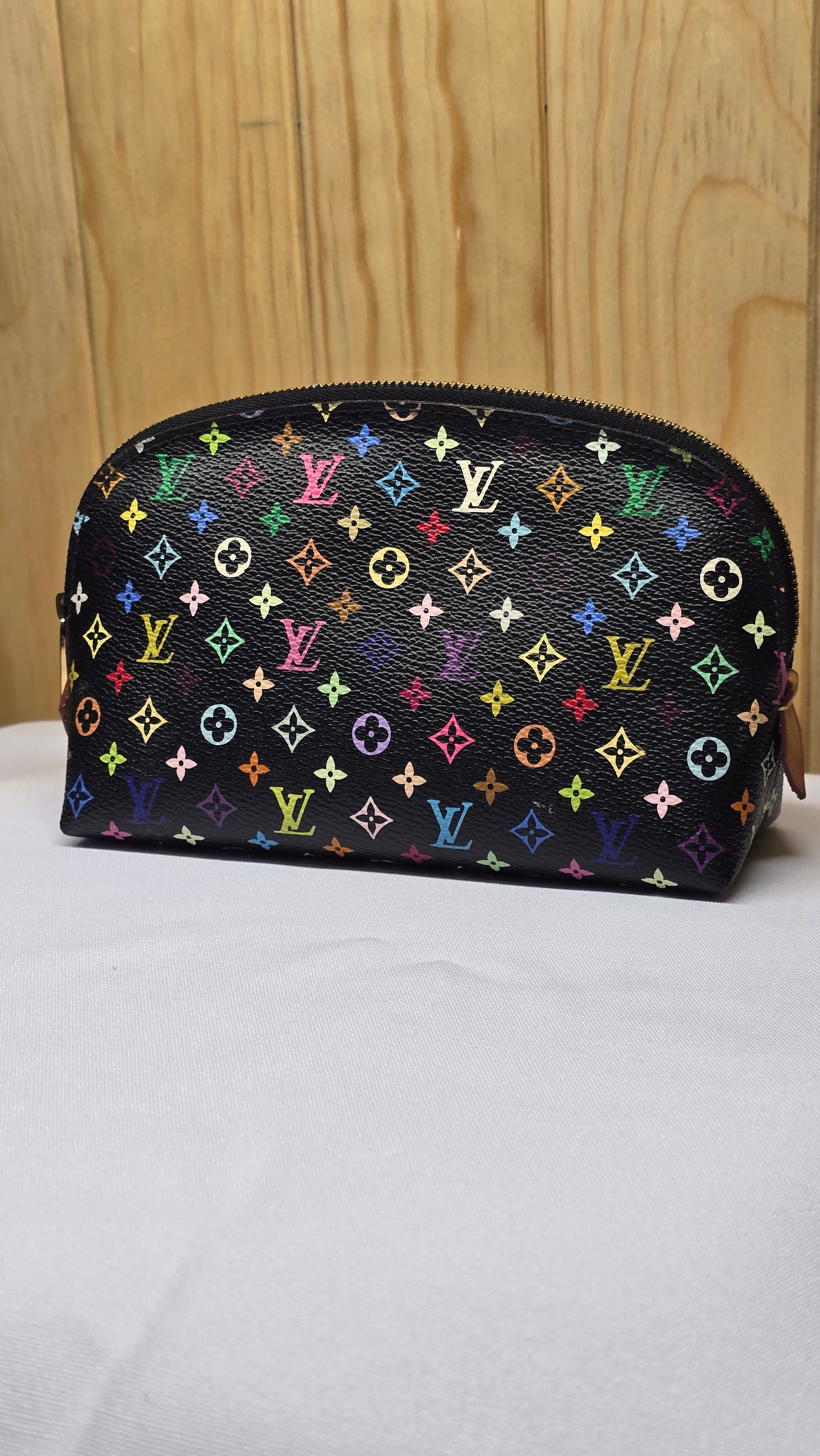 Cosmetiquera Louis Vuitton Multicolor Negra Takashi Murakami