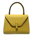 Bolso Valextra Top Handle Amarillo en Piel Italiana con Correa